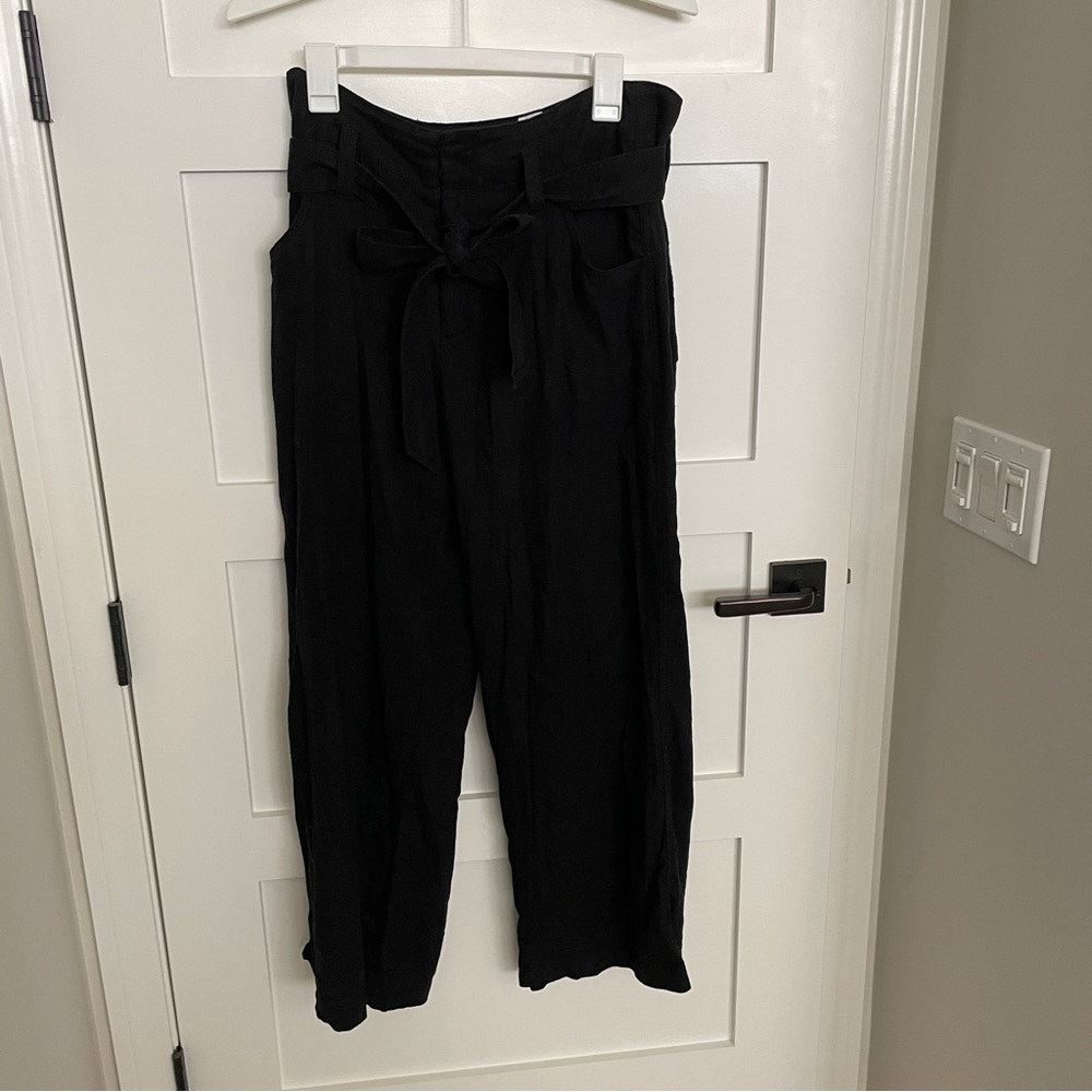Gap linen blend wide leg pants sz 8P